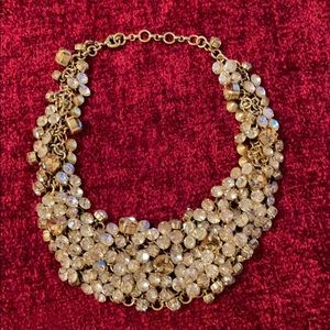 J.Crew Crystal Cluster Necklace